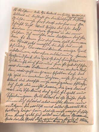 Luftwaffe, Konvolut Flugaufträge, Feldpost, Post eines Angehörigen Schlachtgeschwader 1, seit September 1943 nach Flaktreffer vermisst