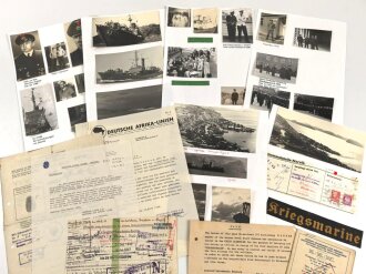 Kriegsmarine , Nachlass eines Angehörigen wohl 23. U Flottille, später Norwegen