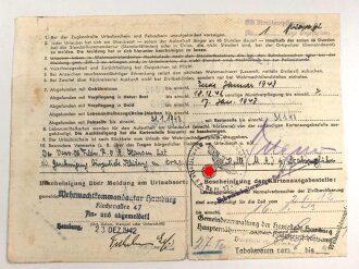 Kriegsmarine , Nachlass eines Angehörigen wohl 23. U Flottille, später Norwegen