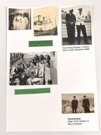 Kriegsmarine , Nachlass eines Angehörigen wohl 23. U Flottille, später Norwegen