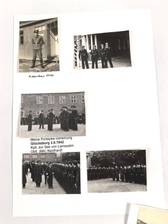 Kriegsmarine , Nachlass eines Angehörigen wohl 23. U Flottille, später Norwegen