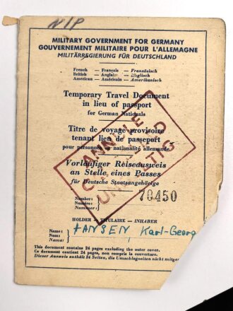 Kriegsmarine , Nachlass eines Angehörigen wohl 23. U Flottille, später Norwegen