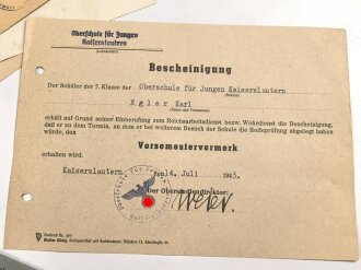 Umfangreicher Papiernachlass einer Familie aus Kaiserslautern.