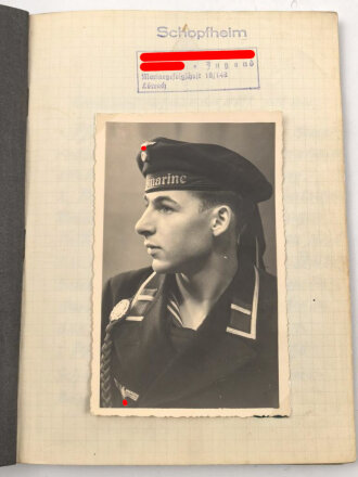 Marine Hitlerjugend Gefolgschaft 142 Lörrach, kleiner Nachlass eines Angehörigen