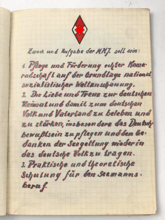 Marine Hitlerjugend Gefolgschaft 142 Lörrach, kleiner Nachlass eines Angehörigen