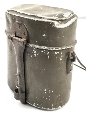 Kochgeschirr alter Art ( hohe Form ) vermutlich Reichswehr. originallack, keine Stempelung ersichtlich