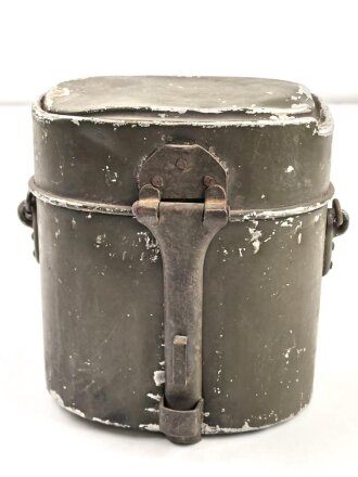 Kochgeschirr alter Art ( hohe Form ) vermutlich Reichswehr. originallack, keine Stempelung ersichtlich