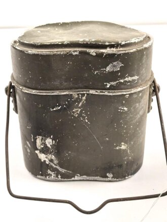 Kochgeschirr alter Art ( hohe Form ) vermutlich Reichswehr. originallack, keine Stempelung ersichtlich