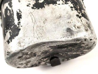 Kochgeschirr alter Art ( hohe Form ) schwarzer Originallack, keine Stempelung ersichtlich, so von Parteiverbänden getragen