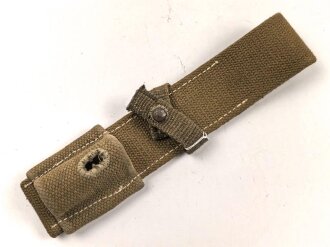 Koppelschuh in Tropenausführung zum k98 Seitengewehr der Wehrmacht. Neuzeitliche Sammleranfertigung, Einzelstück aus Sammlungsauflösung