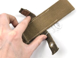 Koppelschuh in Tropenausführung zum k98 Seitengewehr der Wehrmacht. Neuzeitliche Sammleranfertigung, Einzelstück aus Sammlungsauflösung