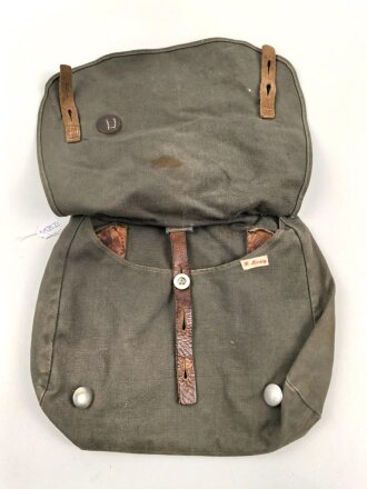 Brotbeutel aus den 1930iger Jahren, vermutlich Eigentumstück für einen Angehörigen im RAD oder ähnlicher Formation