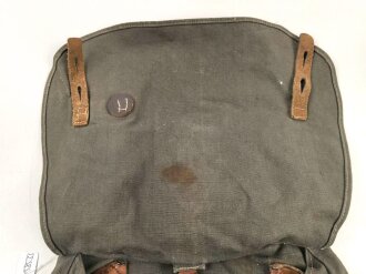 Brotbeutel aus den 1930iger Jahren, vermutlich Eigentumstück für einen Angehörigen im RAD oder ähnlicher Formation