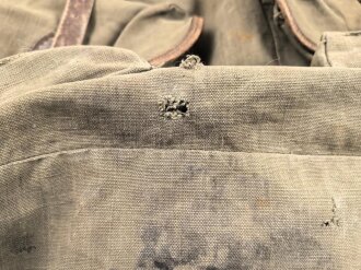 Rucksack zivile Ausführung, von der Fliegerhorstkommandantur Pilsen zugekauft und entsprechend gestempelt. gebraucht