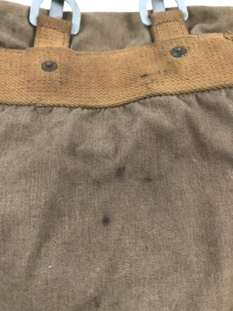 Pionier Rucksack Wehrmacht . Größe und Form in etwa korrekt, unrichtige Materialien. neuzeitliche Sammleranfertigung, Einzelstück aus Sammlungsauflösung.