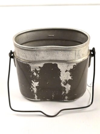 Unterteil eines Kochgeschirr Wehrmacht, Originallack, Hersteller verschlagen "42" ?