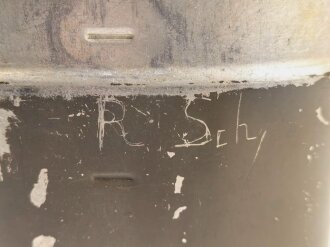 Unterteil eines Kochgeschirr Wehrmacht, Originallack, Hersteller verschlagen "42" ?