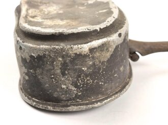 Deckel eines Kochgeschirr alter Art frühe Wehrmacht, Originallack, Hersteller OLHM38