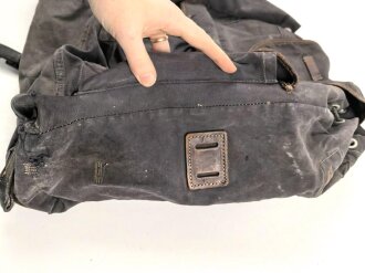 Rucksack Luftwaffe, stark getragen, Hersteller unleserlich