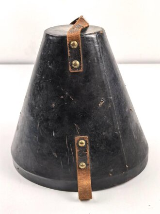 Kaiserreich und 1. Weltkrieg, Deckel für einen Koffer für eine Pickelhaube, 22 x 27,5cm