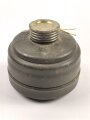 Bundeswehr, Gasmaskenfilter / Filtereinsatz FE 55 von AUER. Originallack, ungereinigt