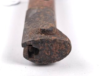 Tschechoslowakei, Seitengewehr VZ24, Scheide fehlt, ungereinigtes Stück