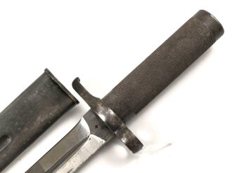 Schweden, Seitengewehr Modell 1896, ungereinigt, der Griff oben leicht eingekürzt