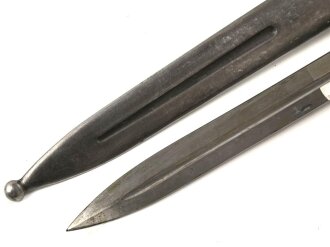 Schweden, Seitengewehr Modell 1896, ungereinigt, der Griff oben leicht eingekürzt