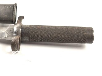 Schweden, Seitengewehr Modell 1896, ungereinigt, der Griff oben leicht eingekürzt