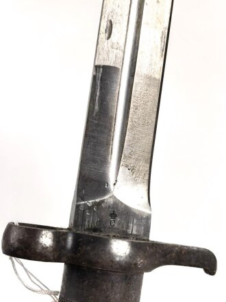 Schweden, Seitengewehr Modell 1896, ungereinigt, der Griff oben leicht eingekürzt