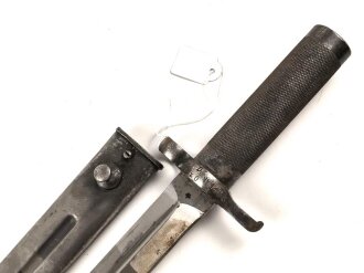 Schweden, Seitengewehr Modell 1896, ungereinigt, der Griff oben leicht eingekürzt