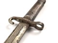 Österreich Seitengewehr Mannlicher 1895 mit Haken für Portepee. Ungereinigt, Scheide fehlt