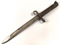 Österreich Seitengewehr Mannlicher 1895 mit Haken für Portepee. Ungereinigt, Scheide fehlt