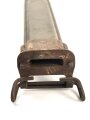 U.S. Army  2.Weltkrieg, Seitengewehr für M 1 Garand . Hersteller UC, datiert 1943. Ungereinigtes Stück, oberer Scheidenbeschlag leicht verbogen