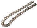 Tragekette für einen Ringkragen aus der Zeit des 2. Weltkrieg. Eisen, ungereinigt. Passend für zum Beispiel Feldgendarmerie, Bahnhofswache usw. Gesamtlänge 58cm
