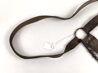 Kaiserreich, Säbelkoppel unvollständig. Nicht gereinigt, Leder weich