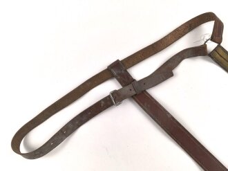 Säbelkoppel Kaiserreich. Nicht gereinigt, Leder weich