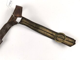 Säbelkoppel Kaiserreich. Nicht gereinigt, Leder weich