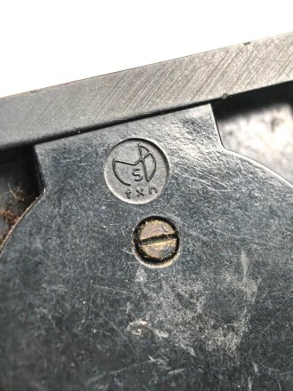 Marschkompass Wehrmacht, Hersteller fxn, ungereinigtes Stück