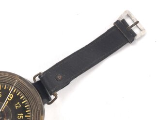 Luftwaffe, Armbandkompass Baumuster AK39, Fl 23235. Kleine Blase, originales Armband,