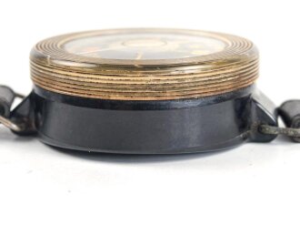 Luftwaffe, Armbandkompass Baumuster AK39, Fl 23235. Kleine Blase, originales Armband,