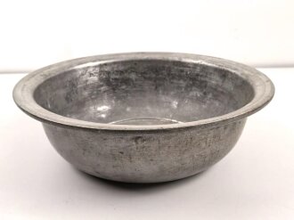 Reichsarbeitsdienst, Waschschüssel aus Aluminium , Hersteller RFI 38 . gebraucht, ungereinigt
