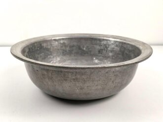 Reichsarbeitsdienst, Waschschüssel aus Aluminium , Hersteller RFI 38 . gebraucht, ungereinigt
