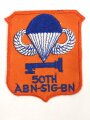 U.S. Army , "50th Airborne signal Brigade " patch