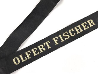 Dänemark, Mützenband " Olfert...