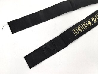 Dänemark, Mützenband " Olfert Fischer" Alter unbekannt, Gesamtlänge 71cm