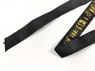 Niederlande, Mützenband " Koninklijke Marine" Alter unbekannt, Gesamtlänge 96cm
