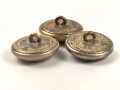 Drei Knöpfe Marine, Hersteller aus Brüssel. je 23mm