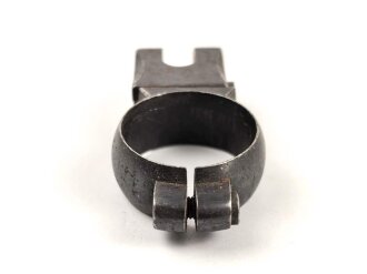 Teil einer Zielfernrohr Montage. Innendurchmesser 26mm, ohne Bezeichnung, Alter und Herkunft unbekannt