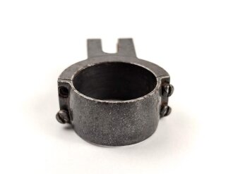 Teil einer Zielfernrohr Montage. Innendurchmesser 25mm, ohne Bezeichnung, Alter und Herkunft unbekannt